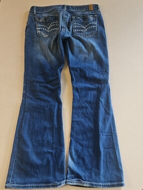Maurices Dark Blue Flare Jeans
